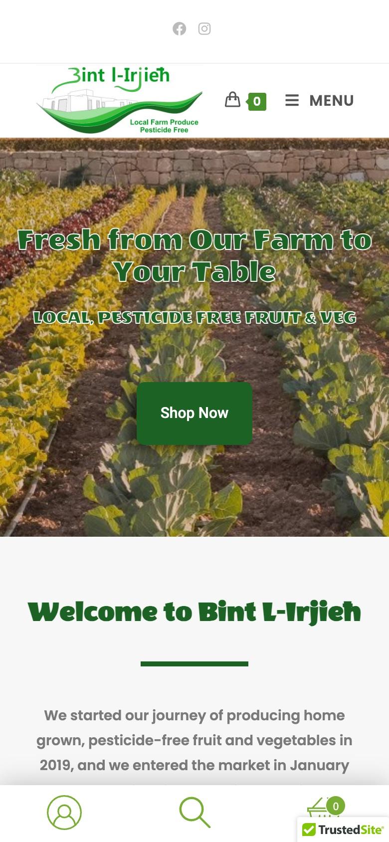 Bint L-Irjieh on mobile