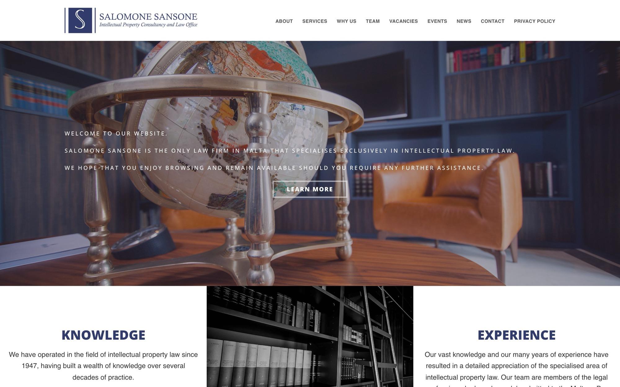 Salomone Sansone website